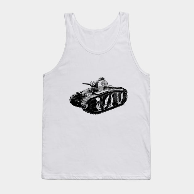 WWII Tank Tank Top by TrocaBoo